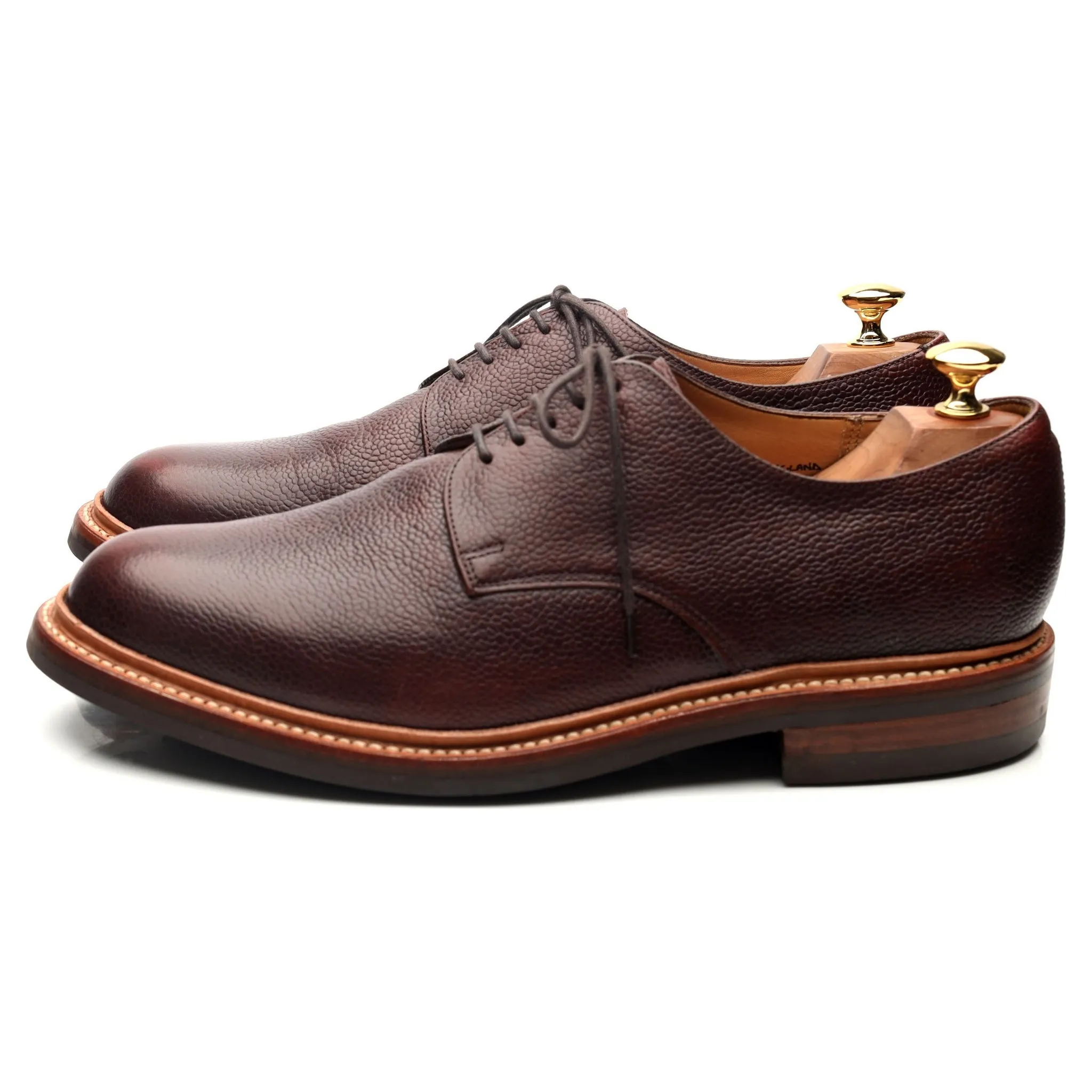 G:Lab Dark Brown Leather Derby UK 9.5 G