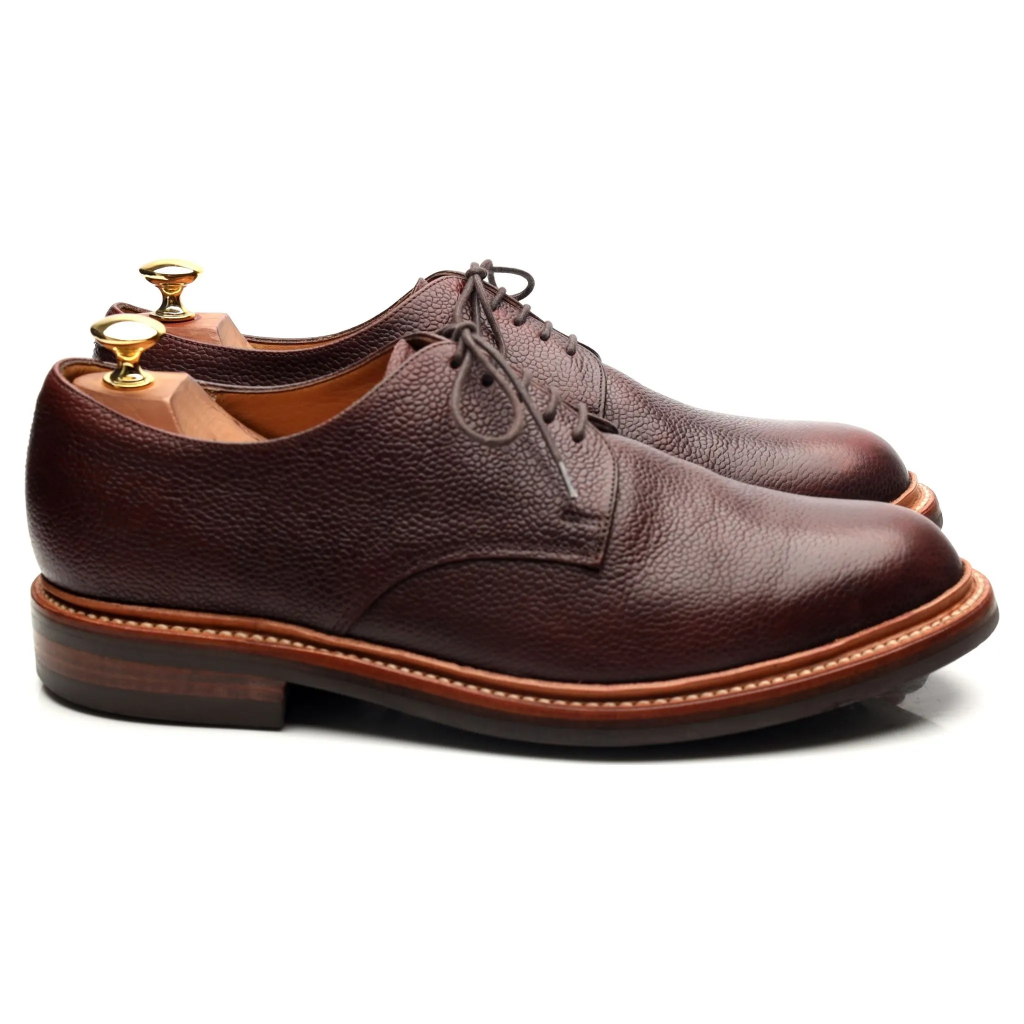 G:Lab Dark Brown Leather Derby UK 9.5 G