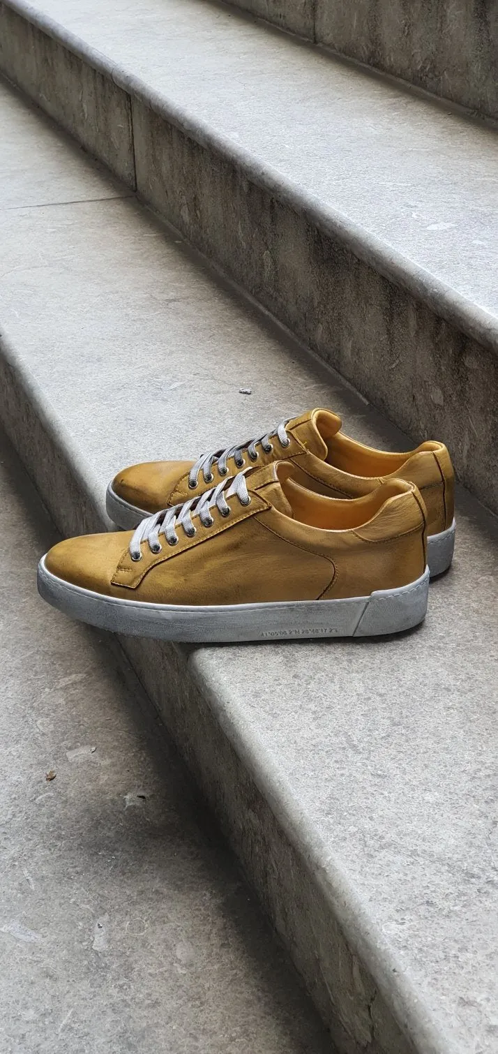 Golden Winner Lace-up Sneakers