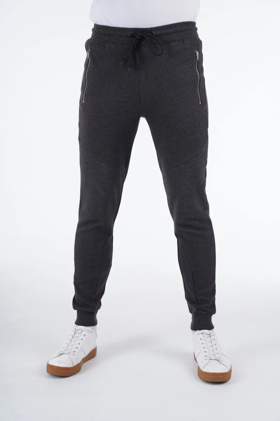 Graphite Zipper Joggers