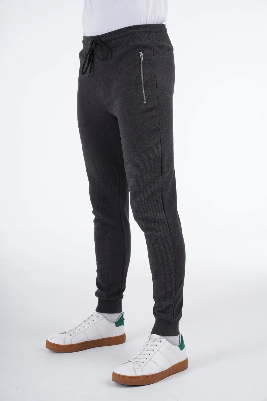 Graphite Zipper Joggers