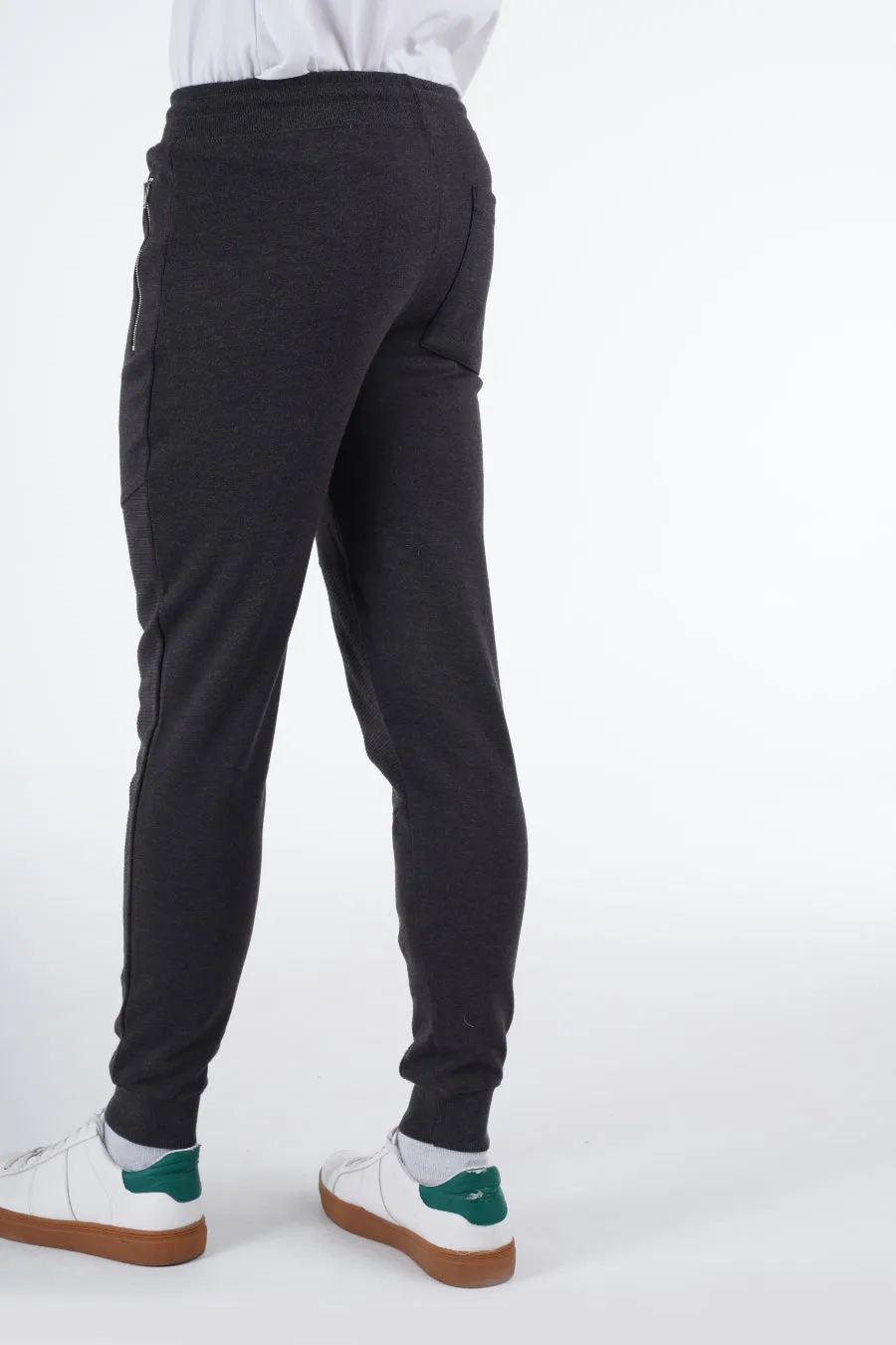 Graphite Zipper Joggers