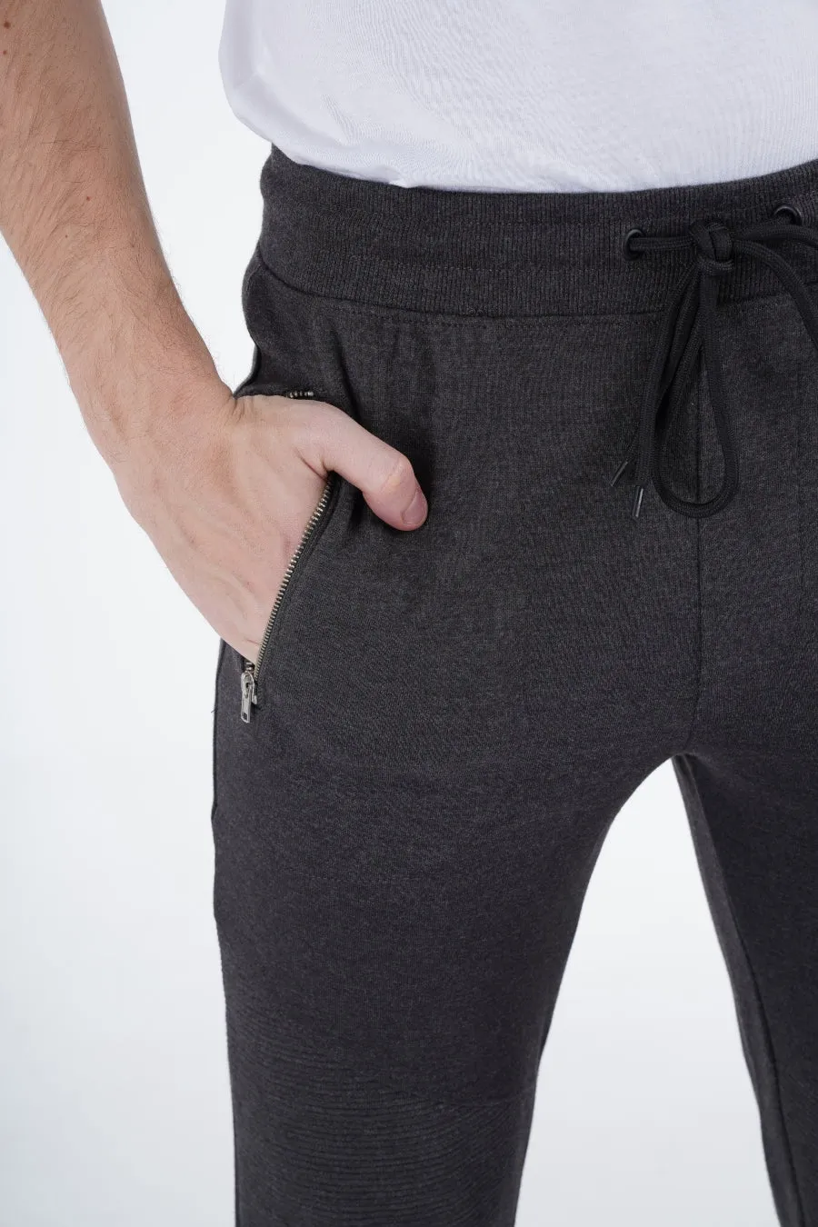 Graphite Zipper Joggers