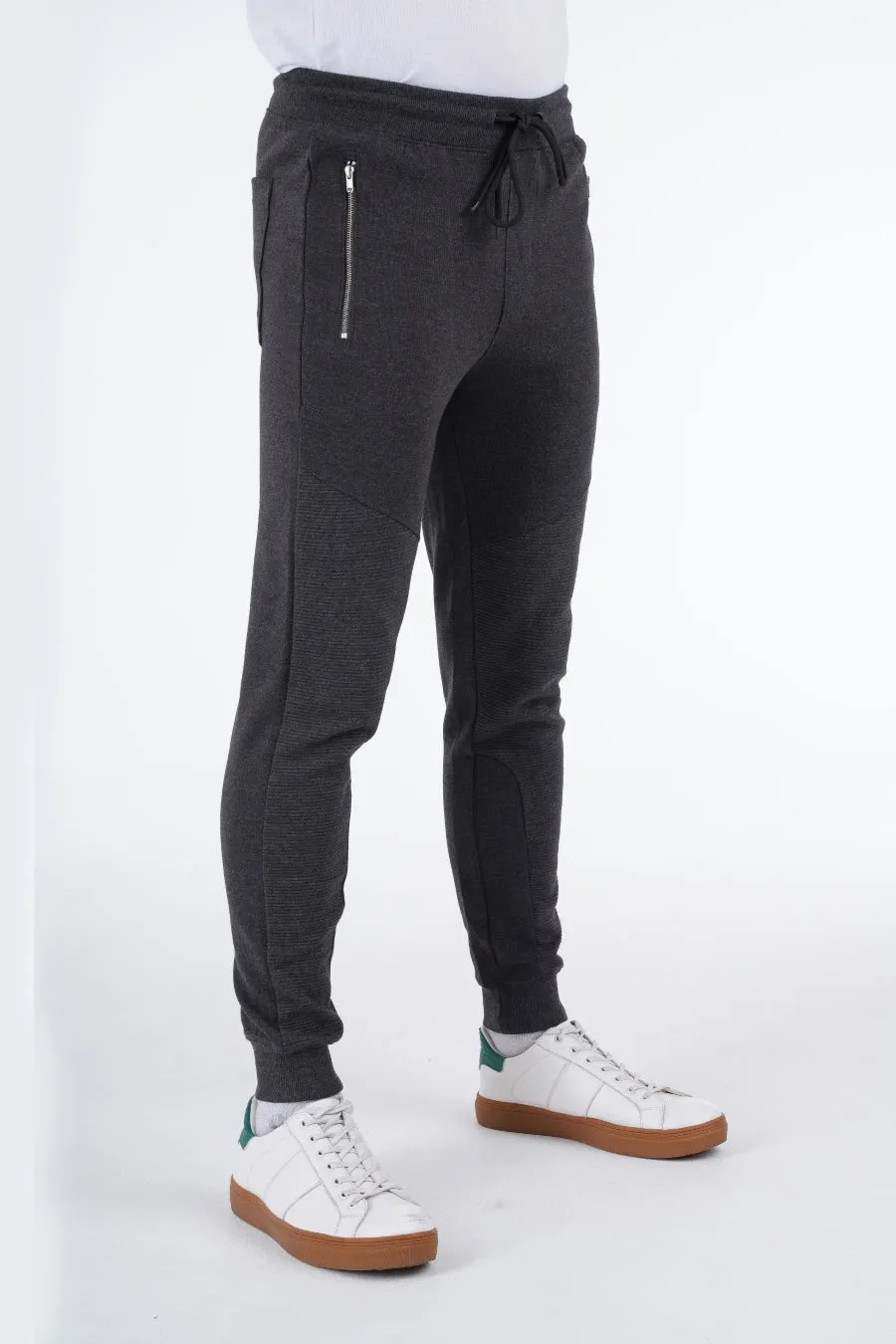 Graphite Zipper Joggers