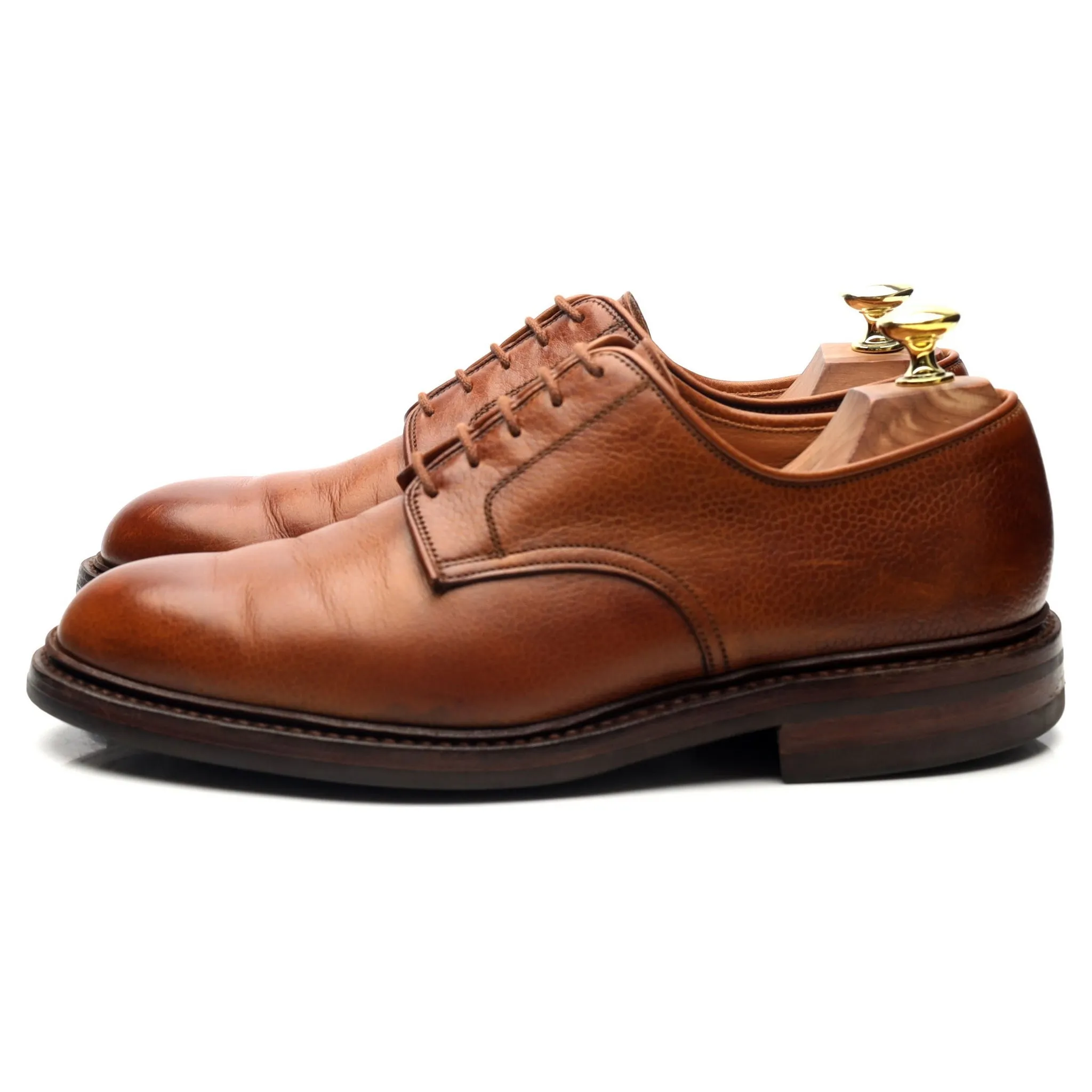 'Grasmere' Tan Brown Leather Derby UK 7 E