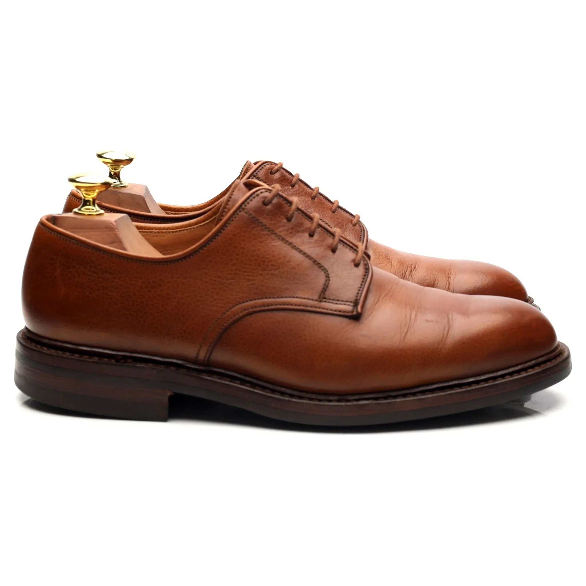 'Grasmere' Tan Brown Leather Derby UK 7 E