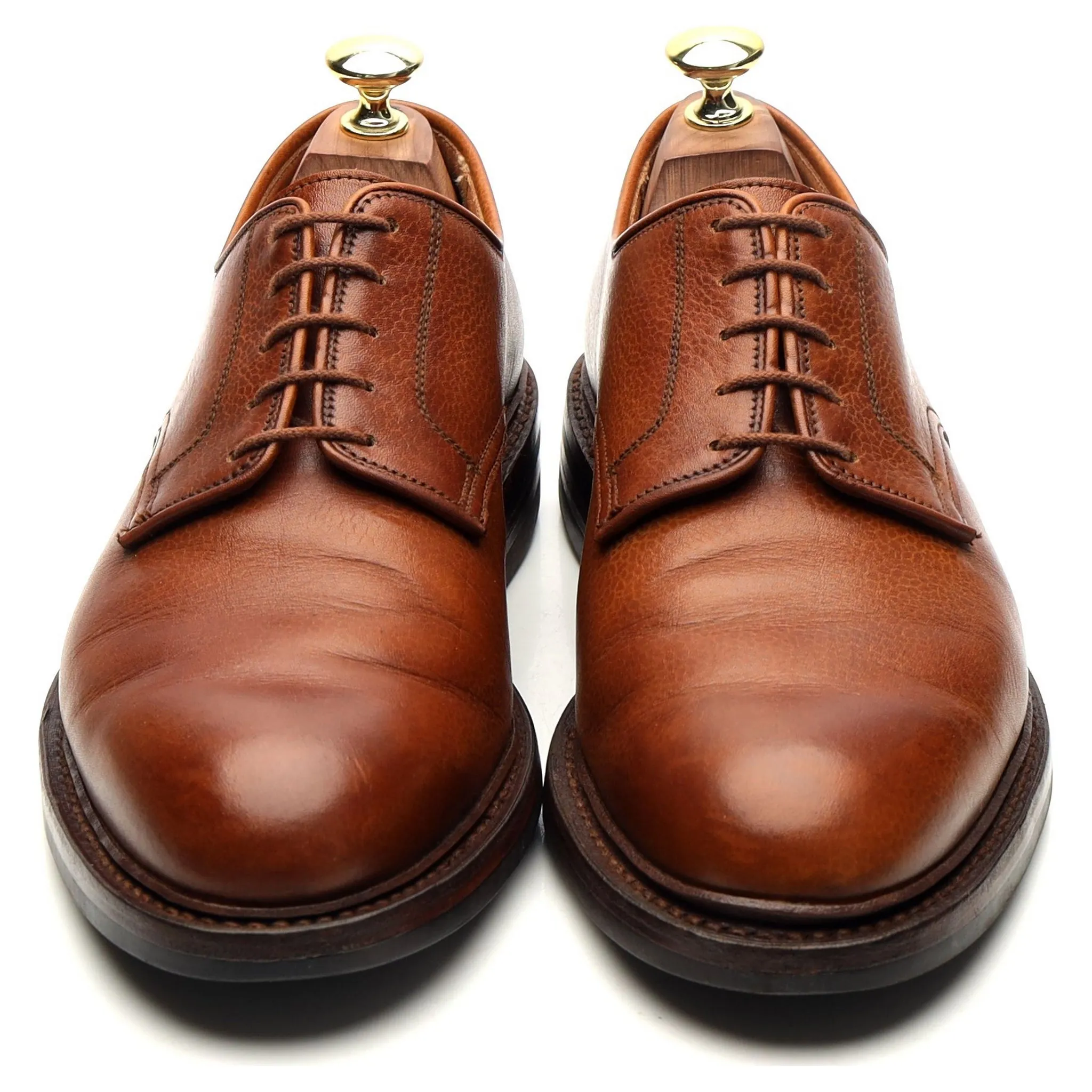 'Grasmere' Tan Brown Leather Derby UK 7 E