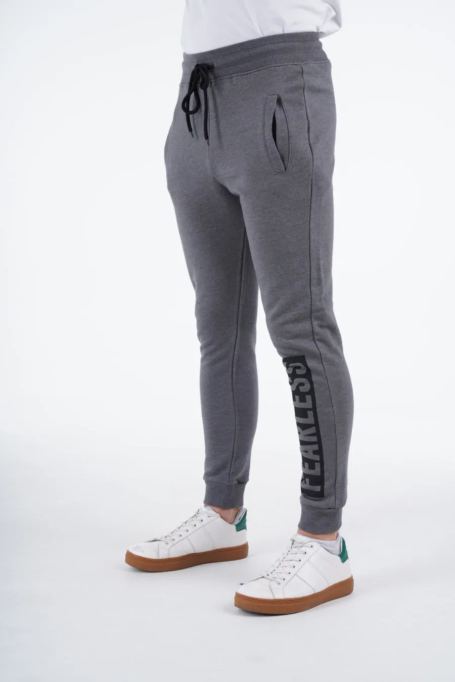 Grey Fearless Joggers