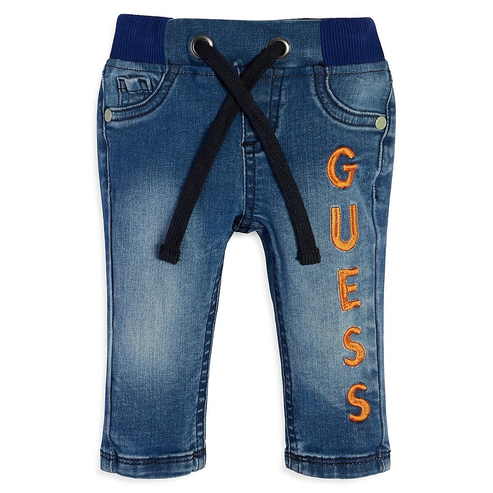 GUESS Little Boy's Denim Joggers