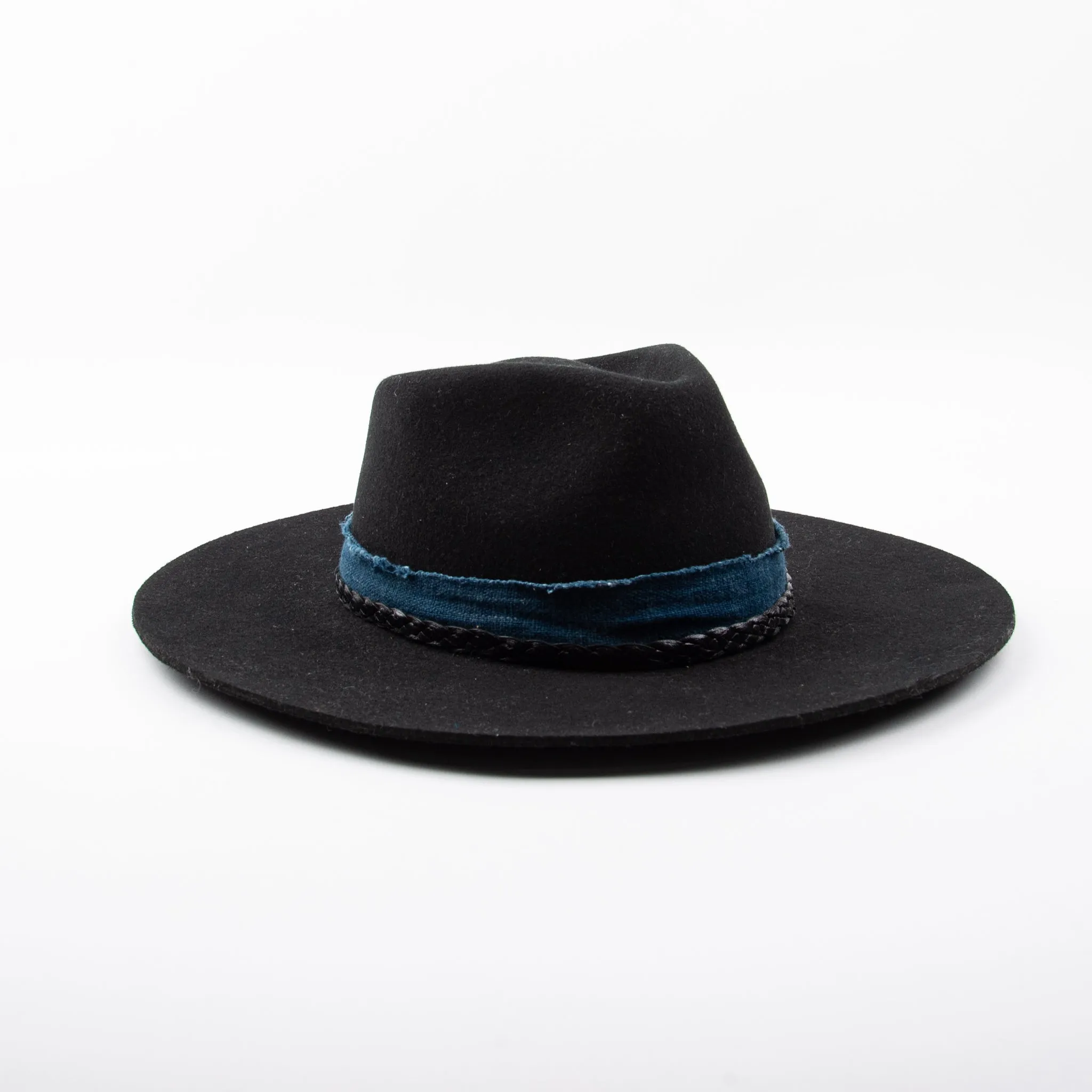 Hampui Teardop Hat  Black 