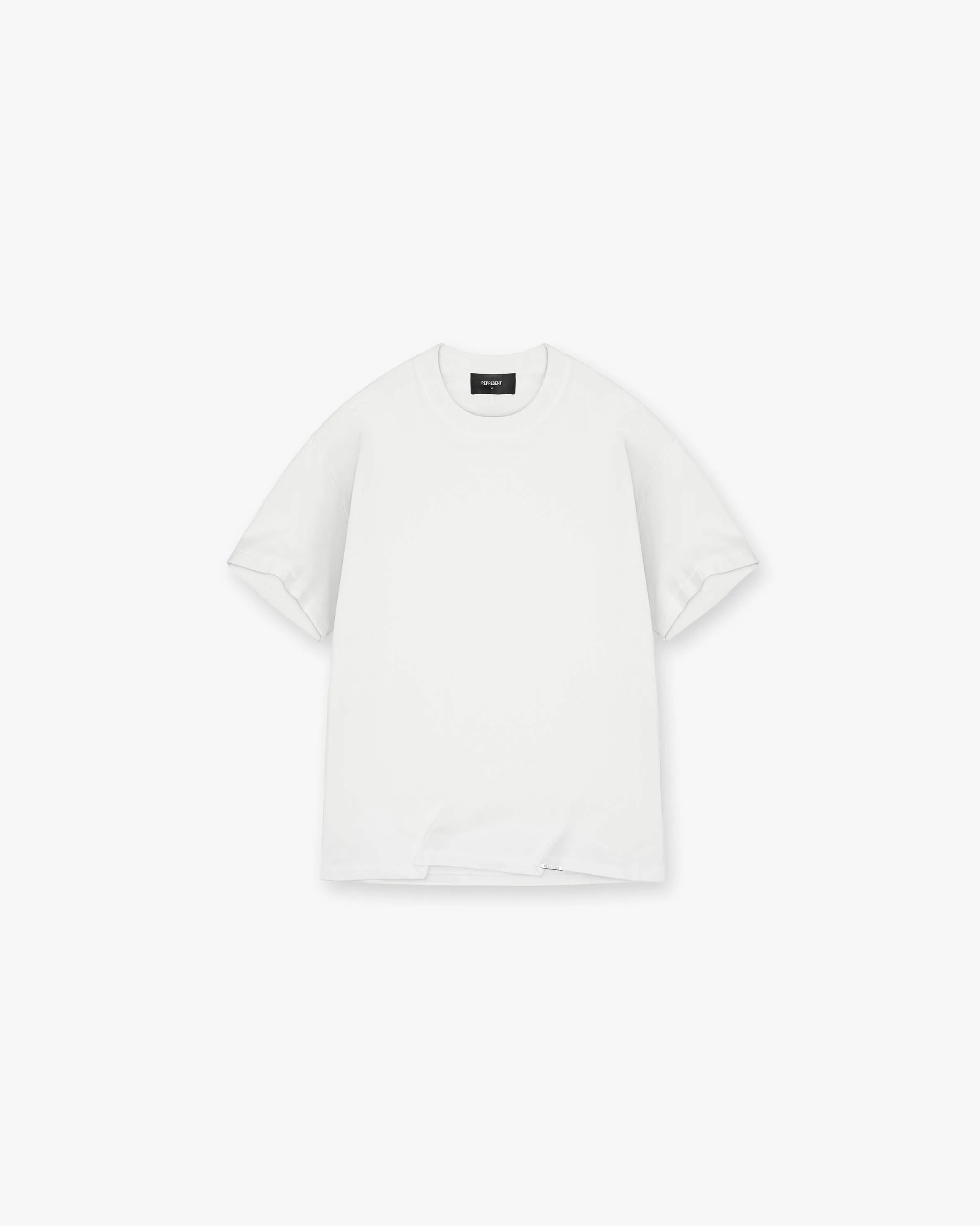 Heavyweight Initial T-Shirt - Flat White