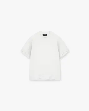 Heavyweight Initial T-Shirt - Flat White