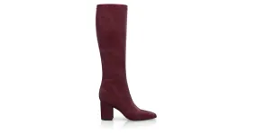 Womens Heeled Sock Boots 10234