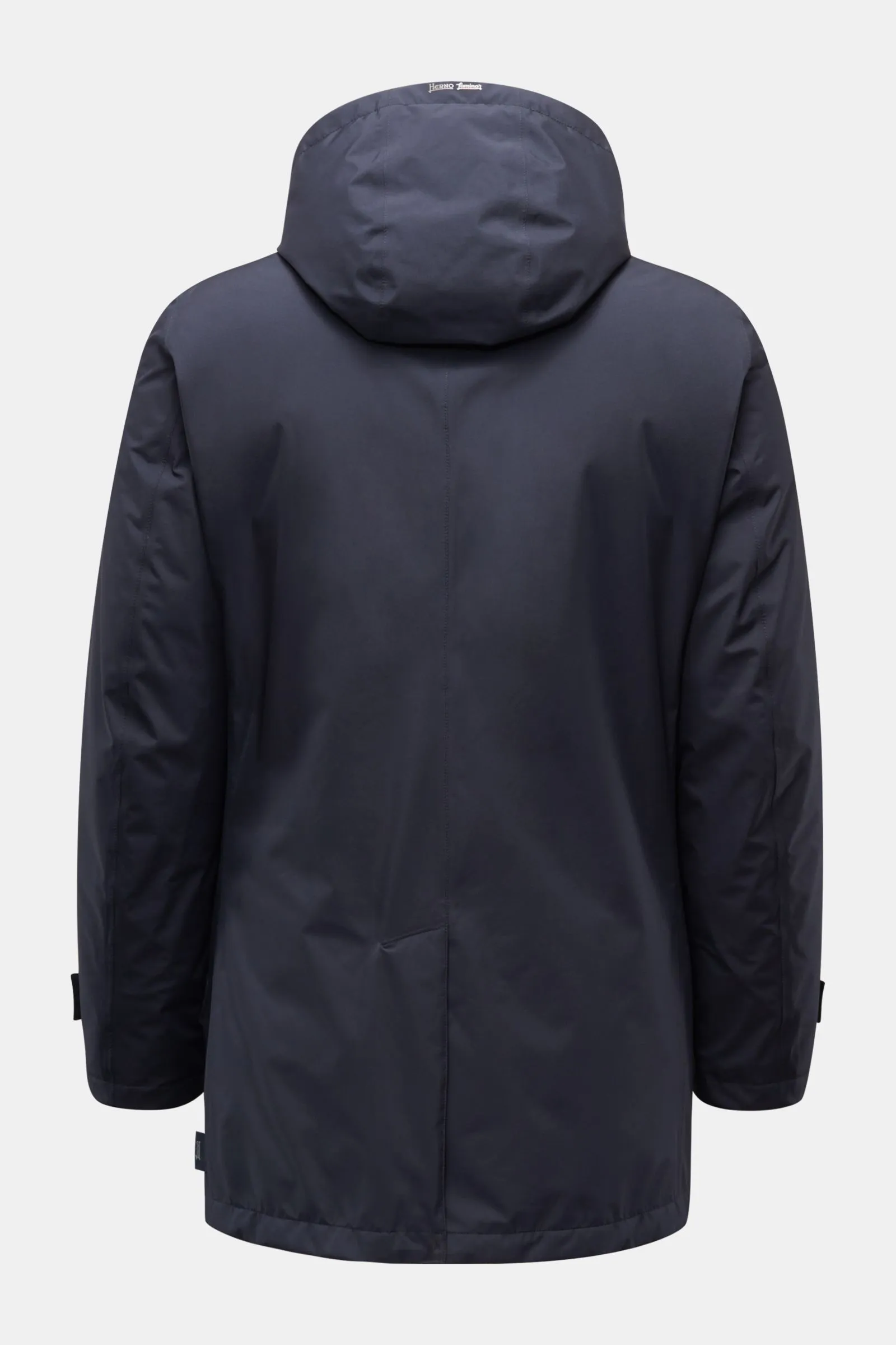 Dark Navy HERNO LAMINAR Down Short Coat