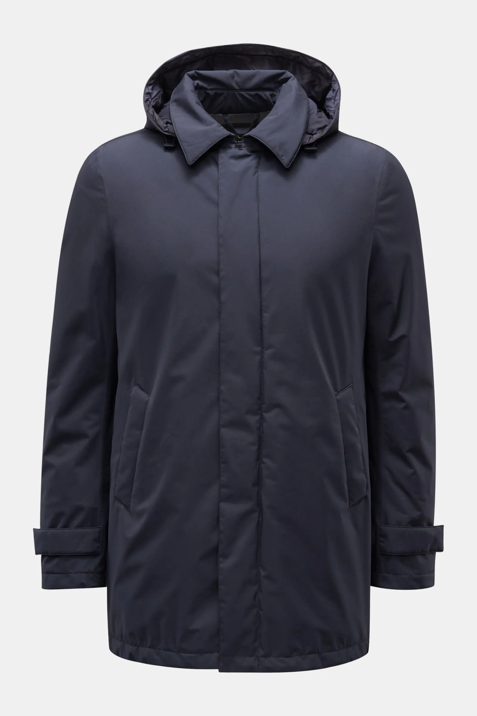 Dark Navy HERNO LAMINAR Down Short Coat