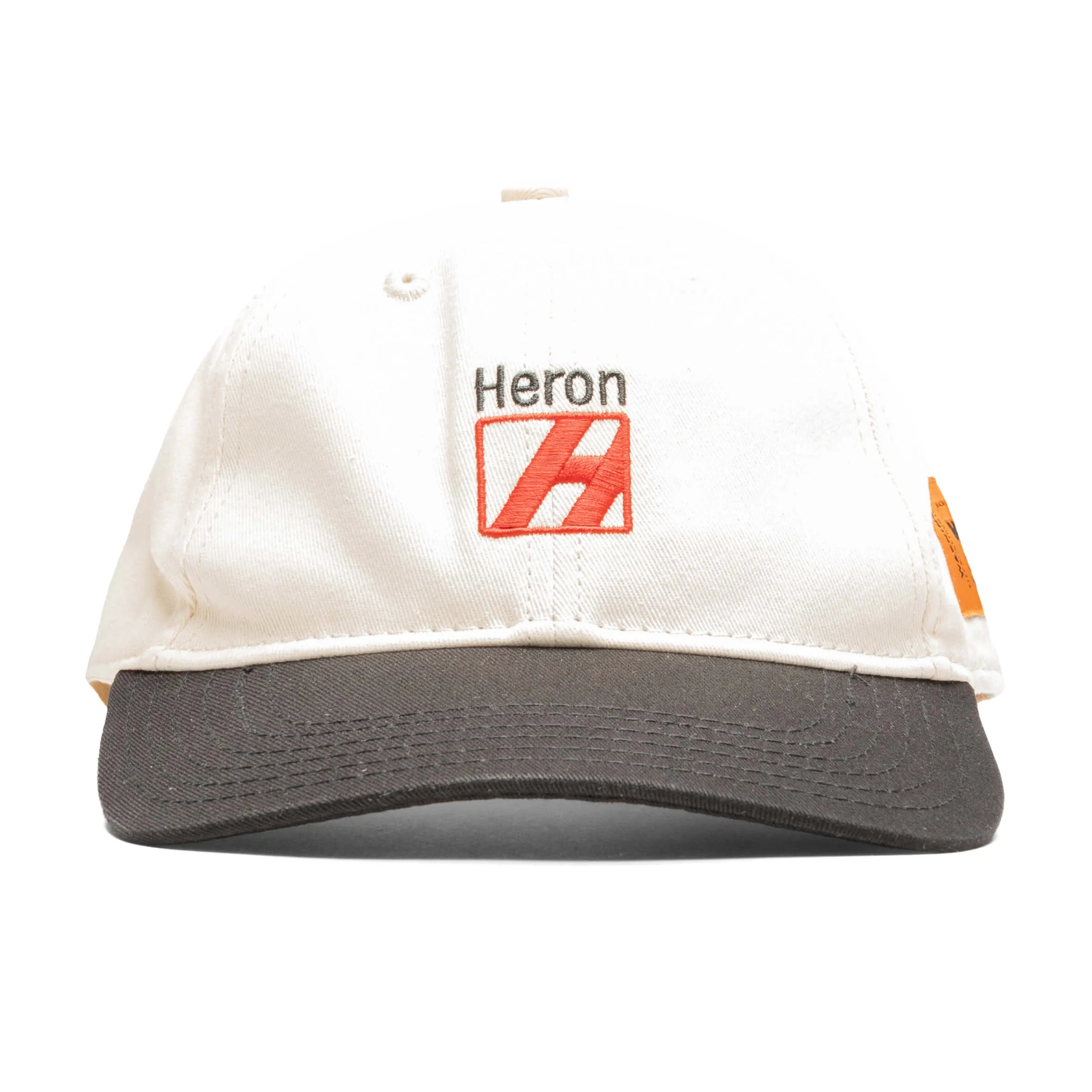 Heron Logo Hat - White/Red