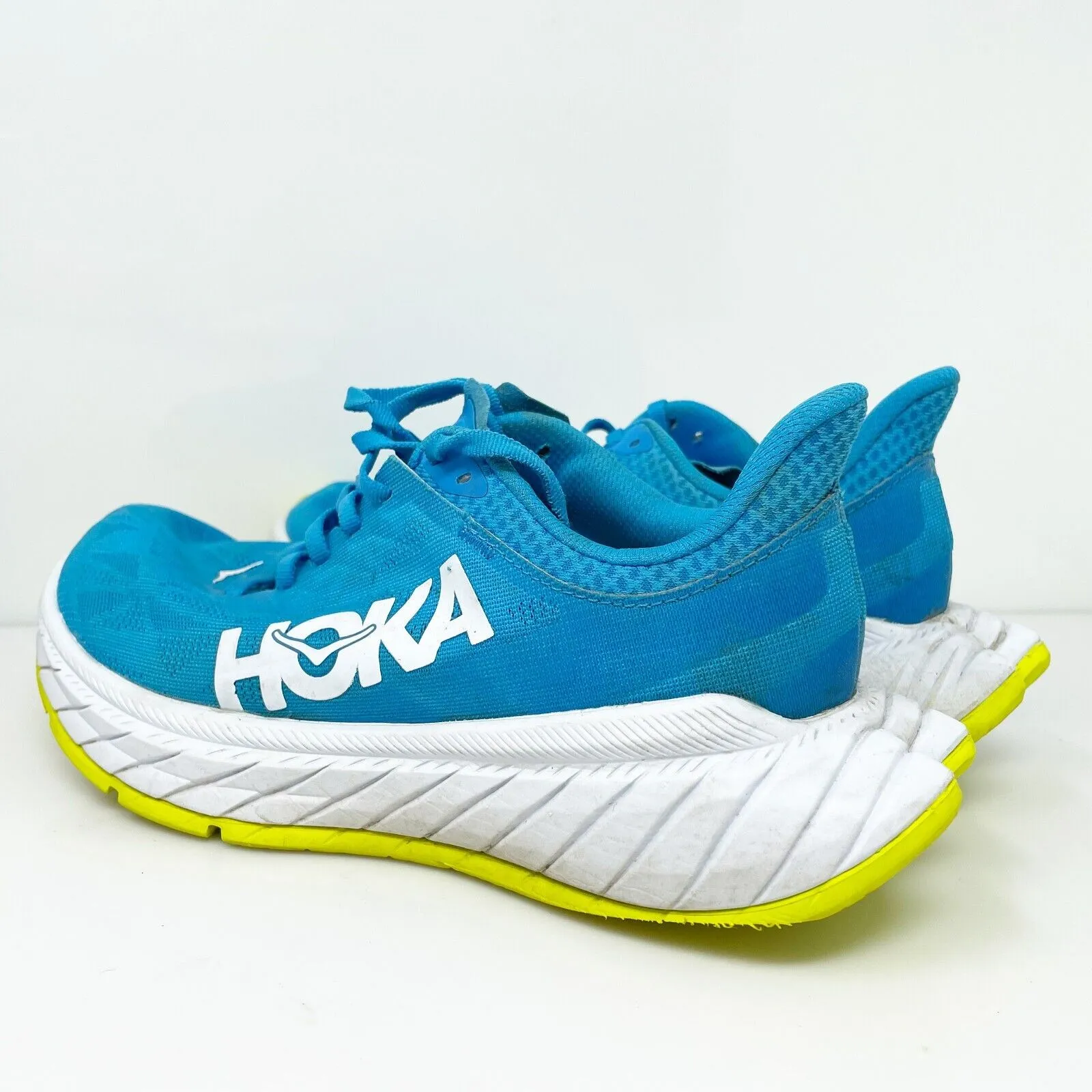 Hoka One One Womens Carbon X 2 1113527 DBCTR Blue Running Shoes Sneakers Size 7B