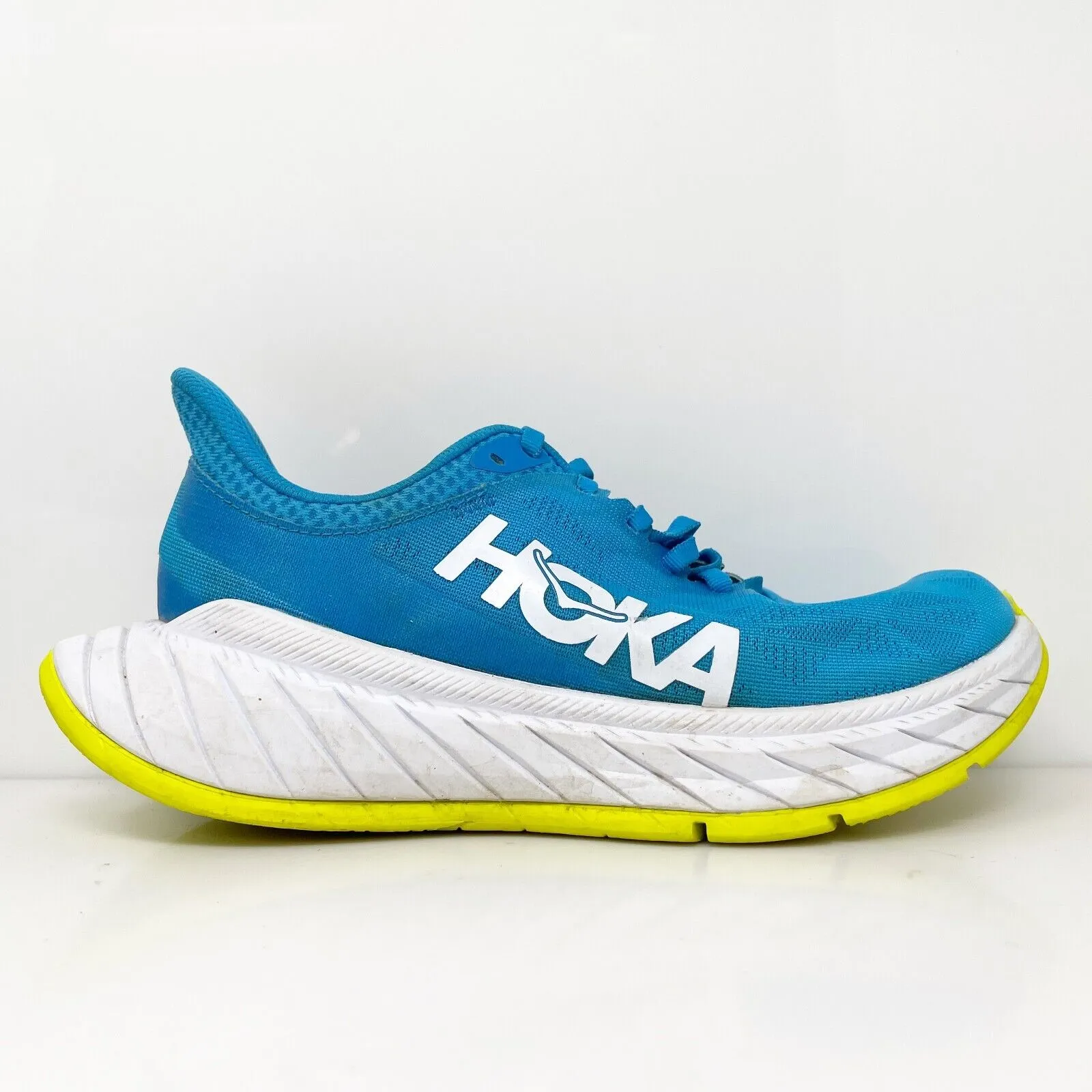 Hoka One One Womens Carbon X 2 1113527 DBCTR Blue Running Shoes Sneakers Size 7B