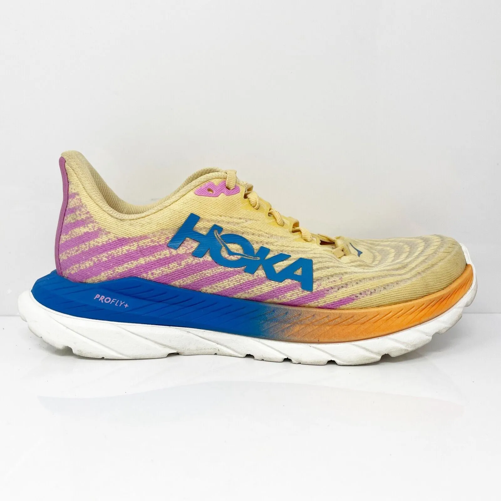 Hoka One One Womens Mach 5 1127894 ICYC Orange Running Shoes Sneakers Size 7 B