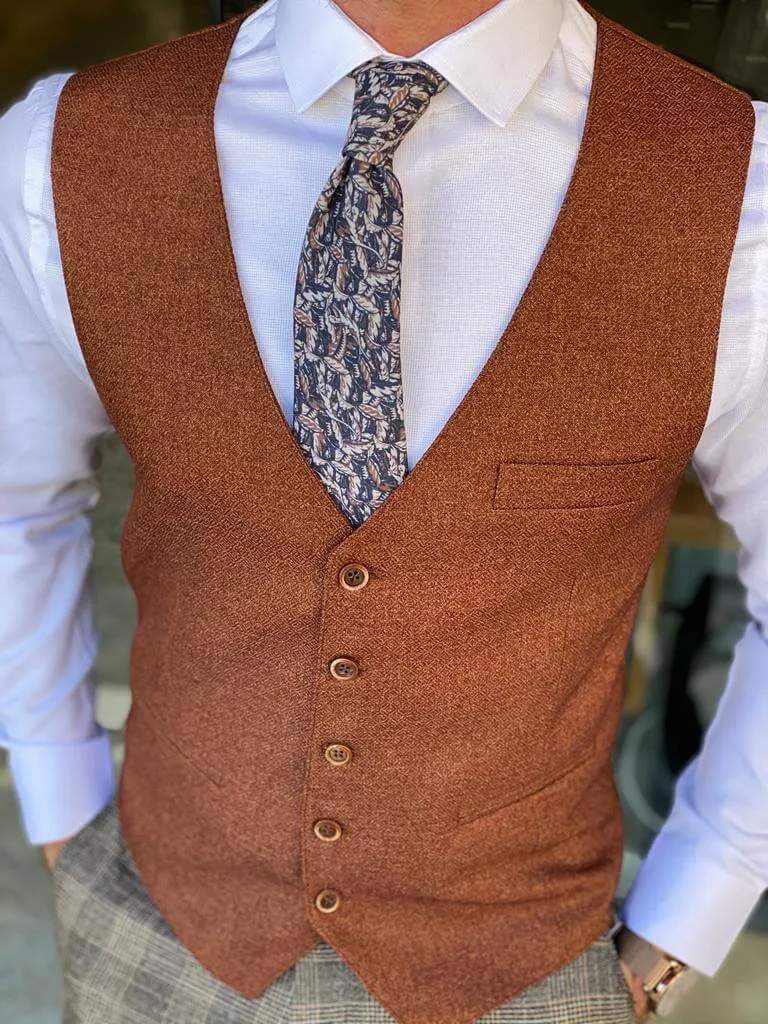 Hollo Brown Waist Coat