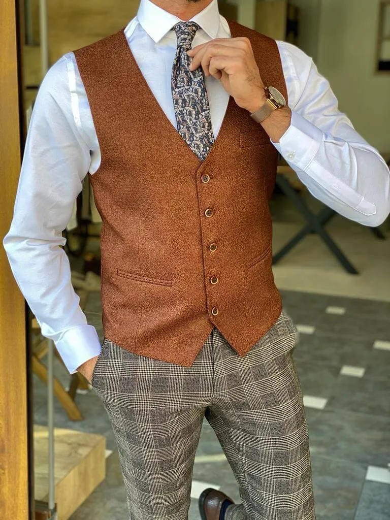 Hollo Brown Waist Coat