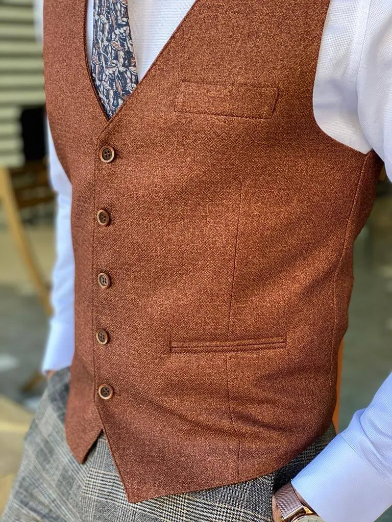 Hollo Brown Waist Coat