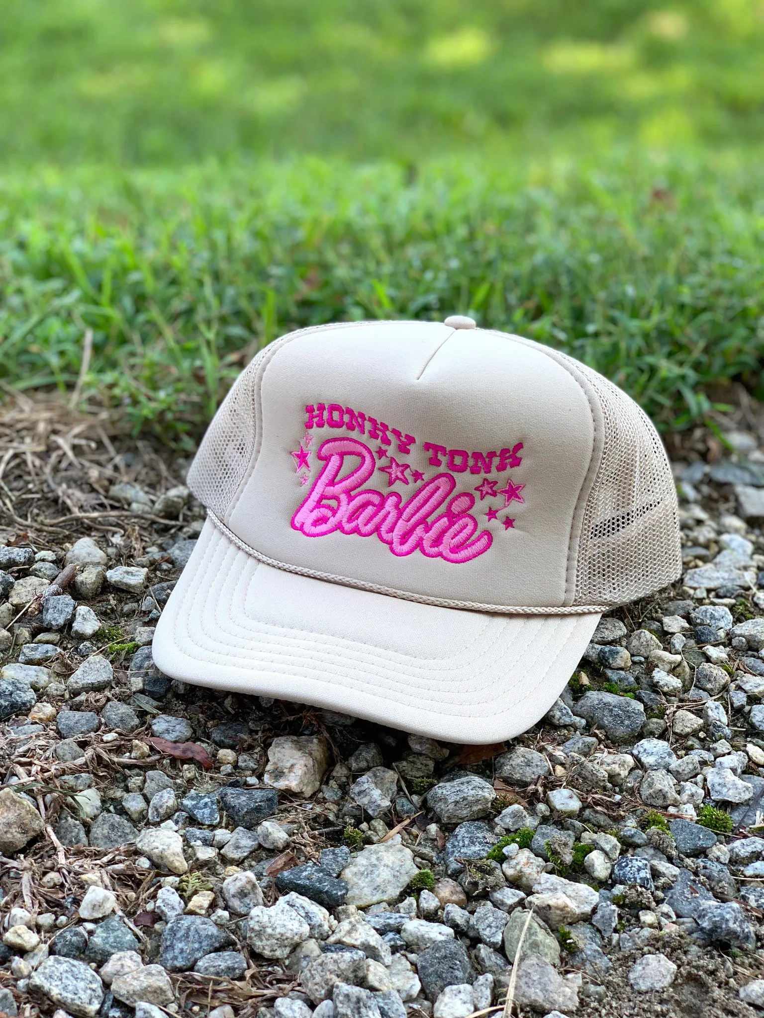 Barbie Pink Trucker Hat by Honky Tonk