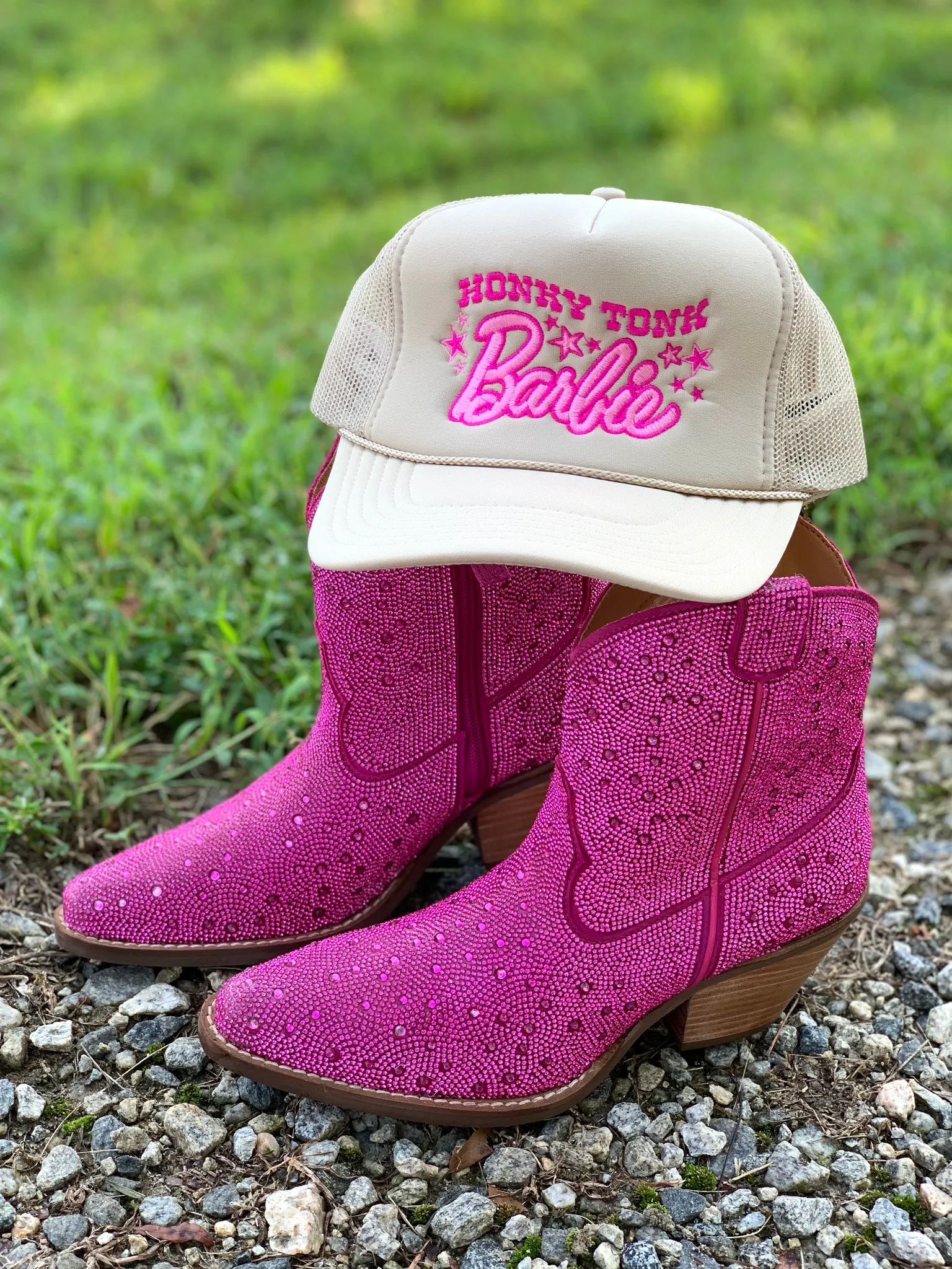 Barbie Pink Trucker Hat by Honky Tonk