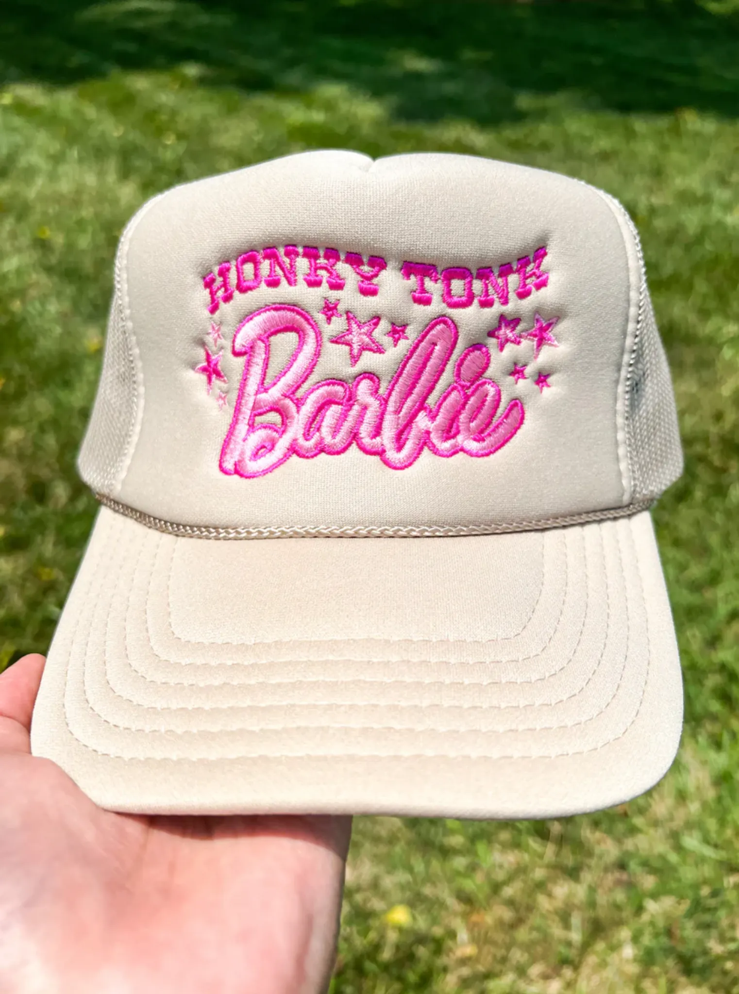 Barbie Pink Trucker Hat by Honky Tonk