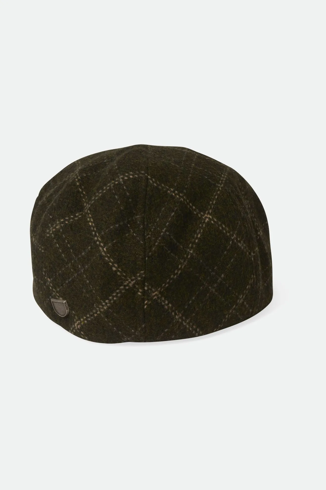 Hooligan Lightweight Flat Cap - Moss/Beige