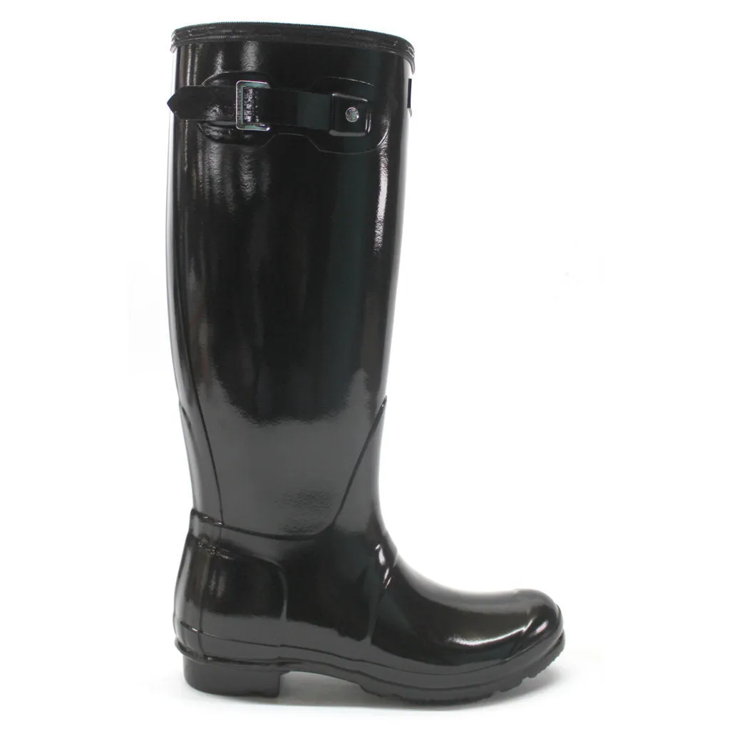 Hunter Womens Boots Original Tall Gloss Waterproof Wellington Rubber - UK 7