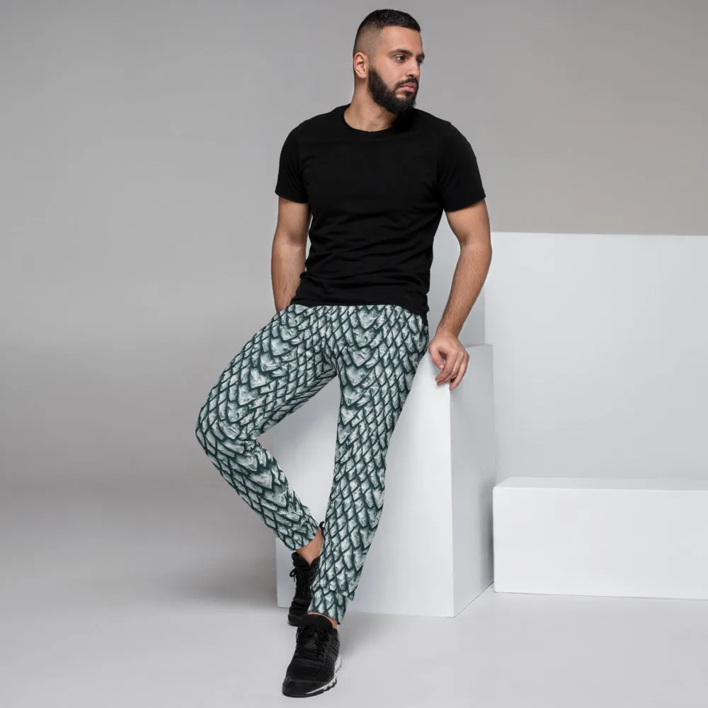 Ice Dragon Scale Men's Slim Fit Joggers