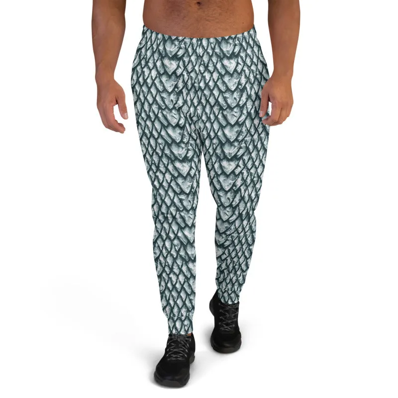 Ice Dragon Scale Men's Slim Fit Joggers