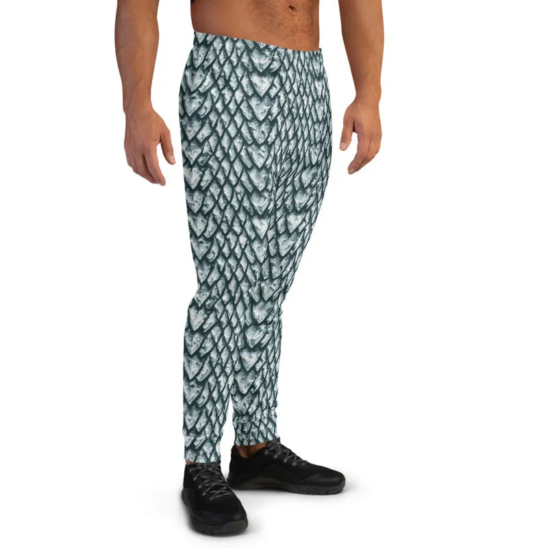 Ice Dragon Scale Men's Slim Fit Joggers