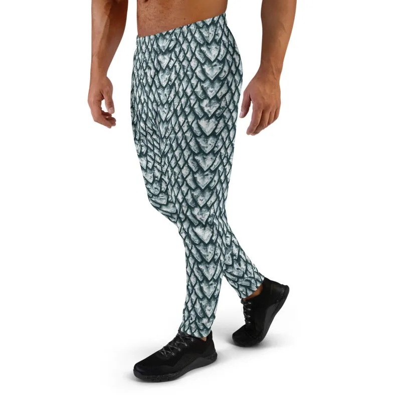 Ice Dragon Scale Men's Slim Fit Joggers