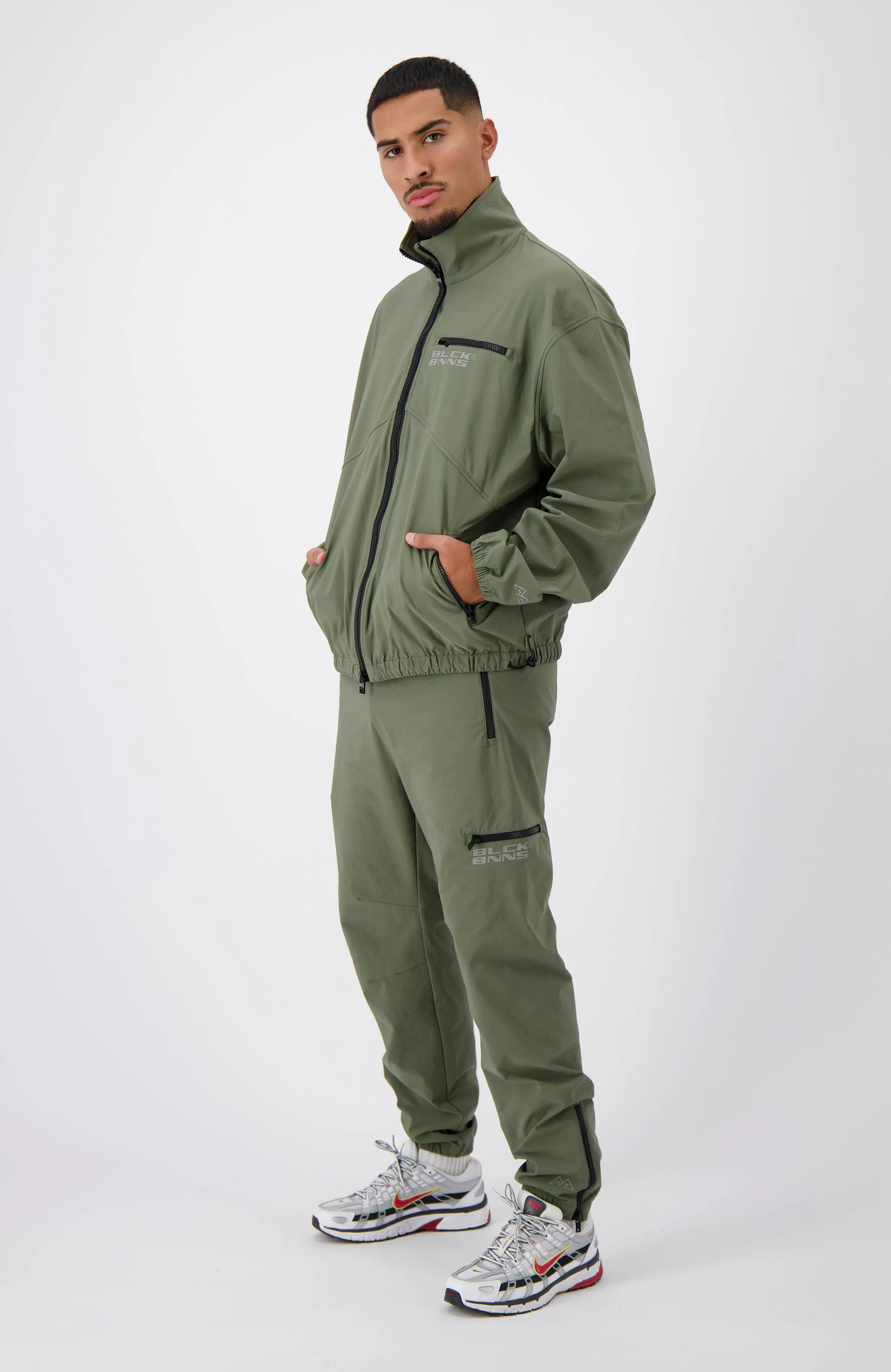 INITIAL TECH TRACKSUIT | Moss Green