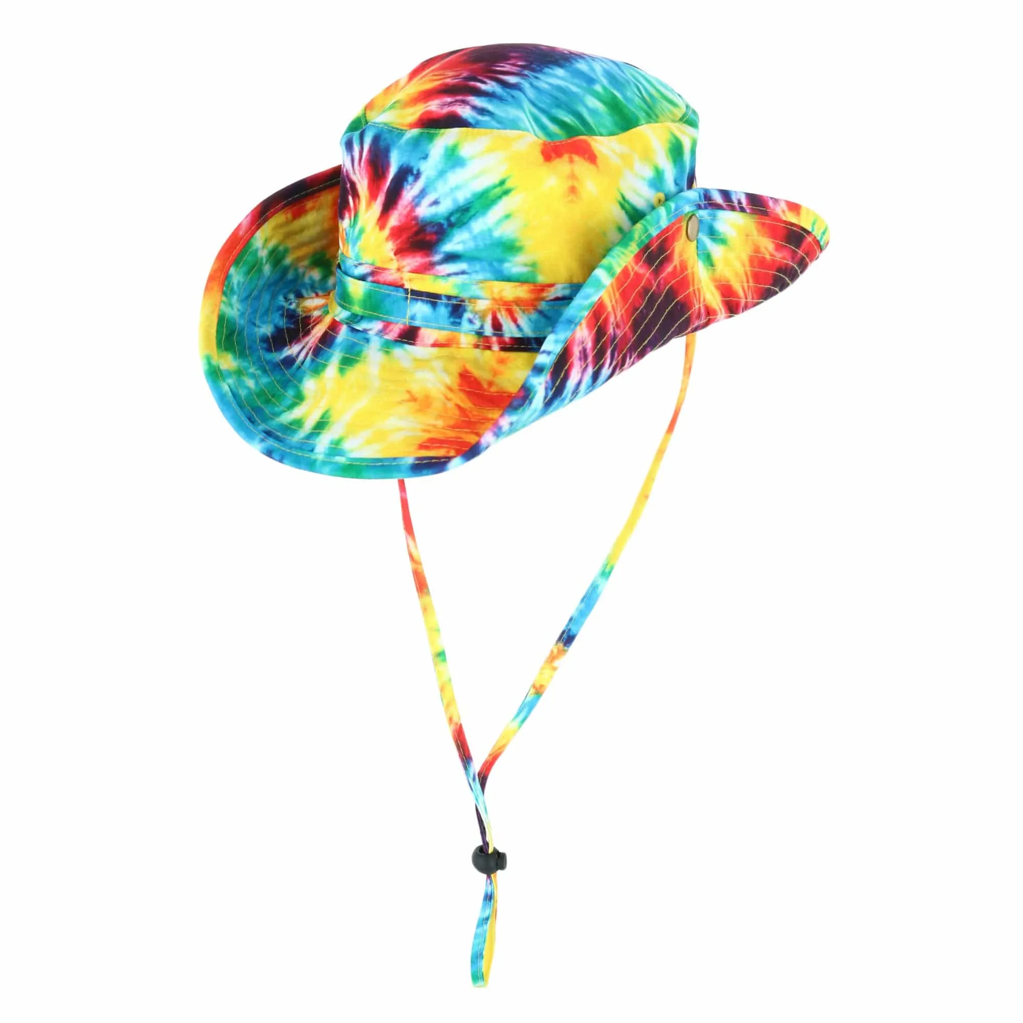 Jacobson Hat Company Adult Tie Dye Boonie Hat with Chin Cord