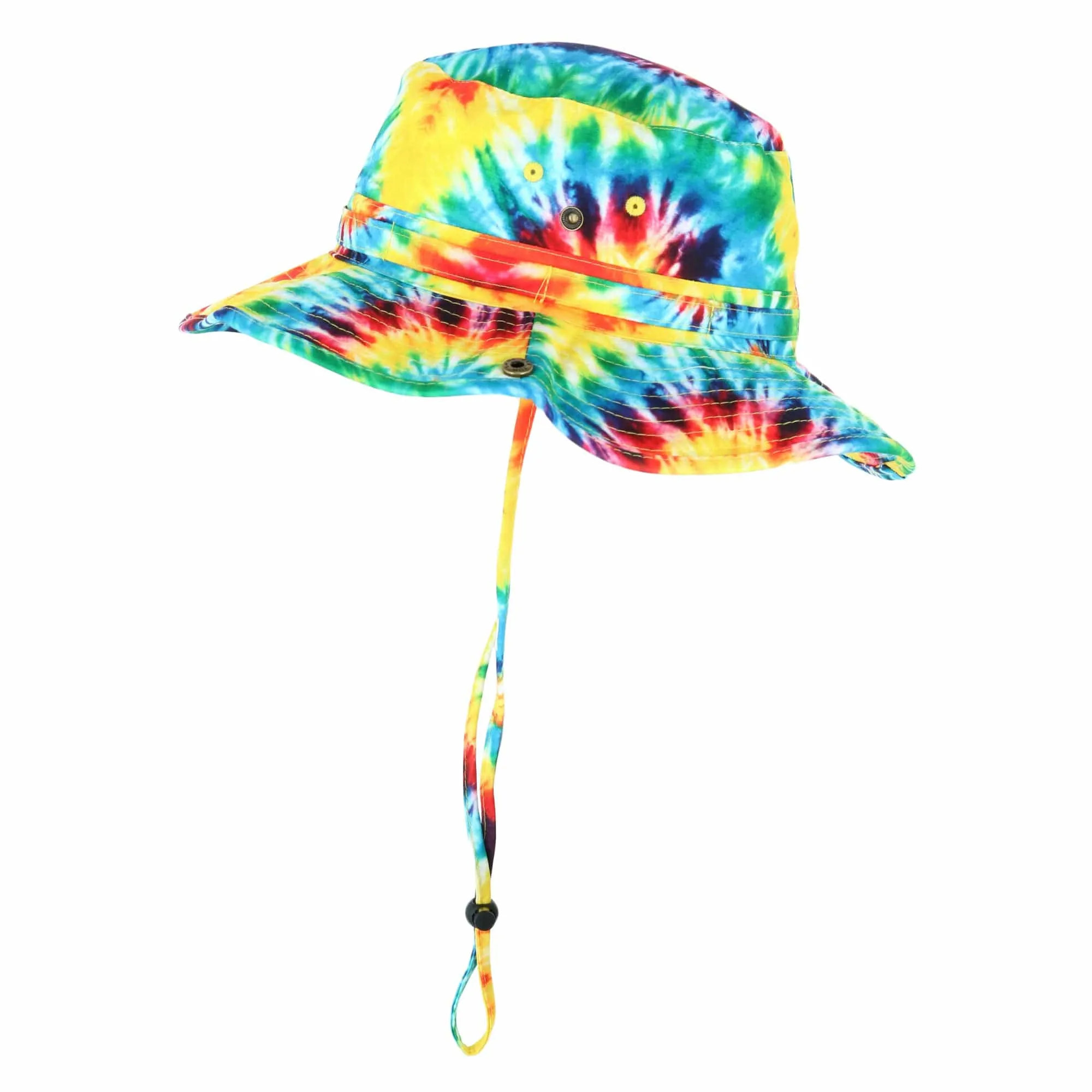 Jacobson Hat Company Adult Tie Dye Boonie Hat with Chin Cord