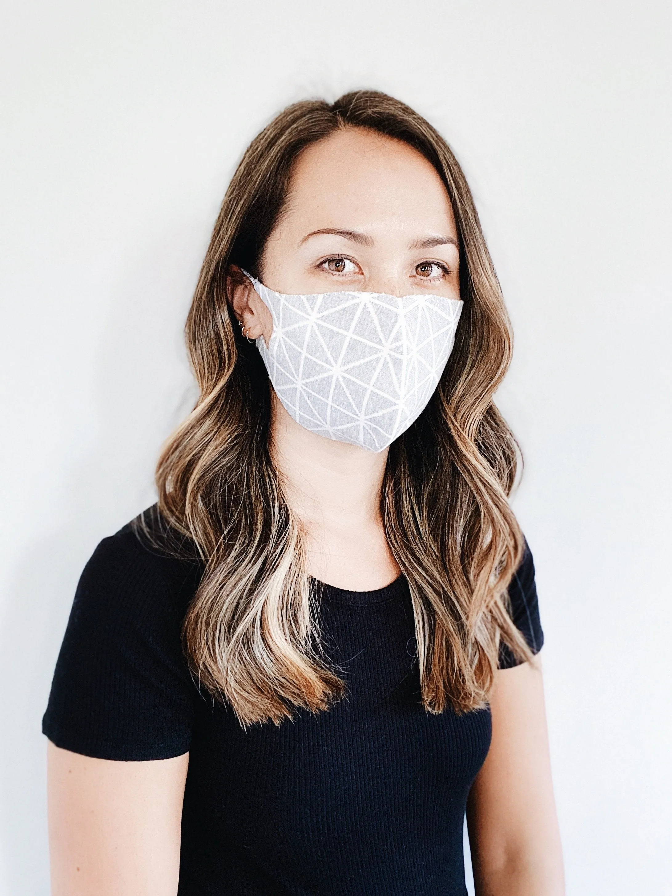 Jacquard Knit Reversible Mask