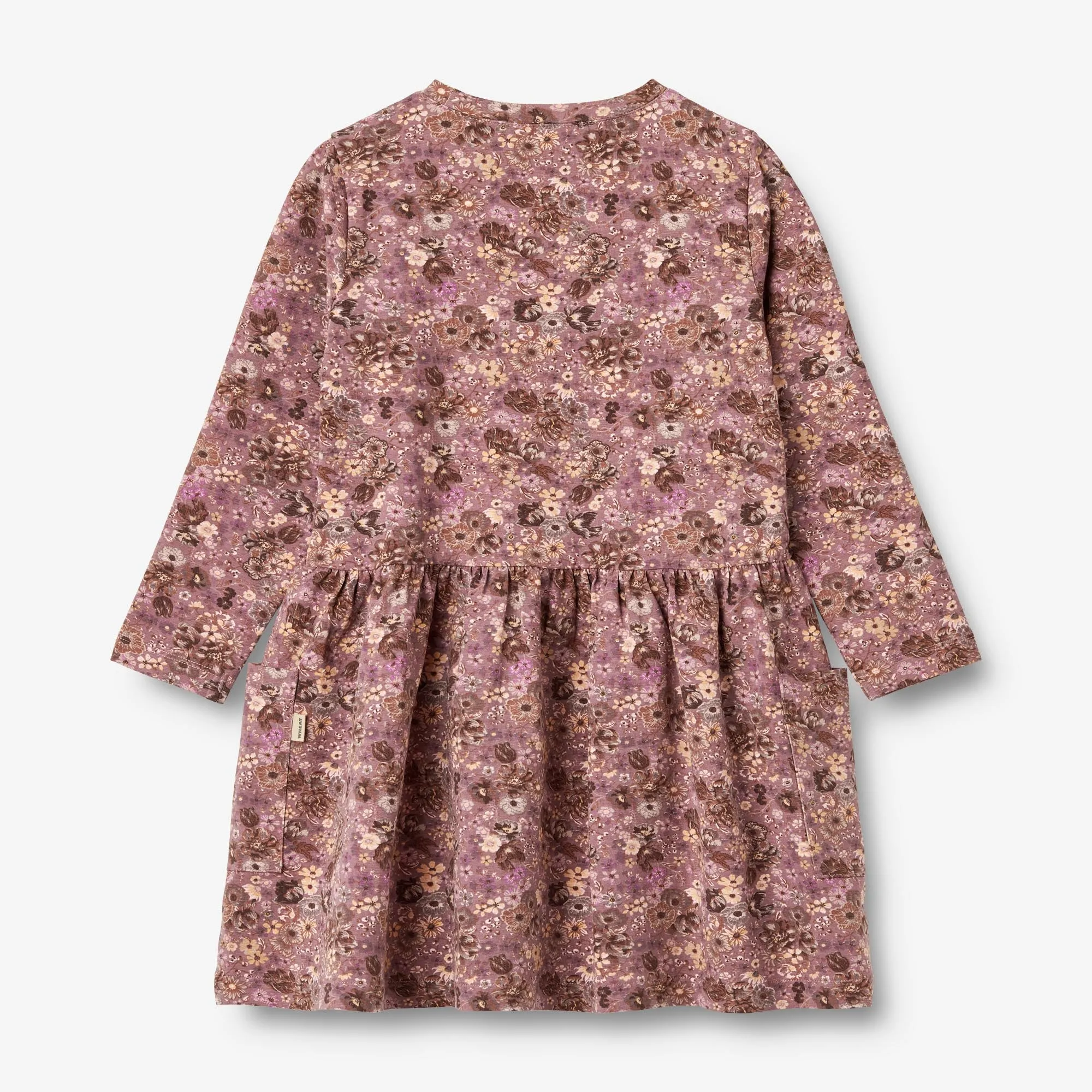 Jersey Dress L/S Bessie - lavender flowers