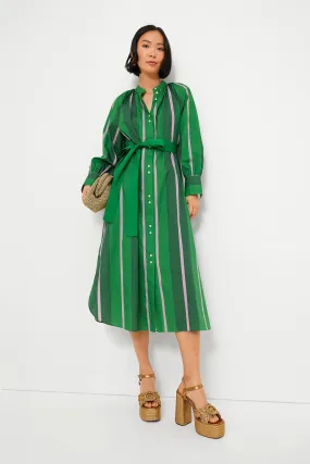 Jewel Green Calypso Shirt Dress