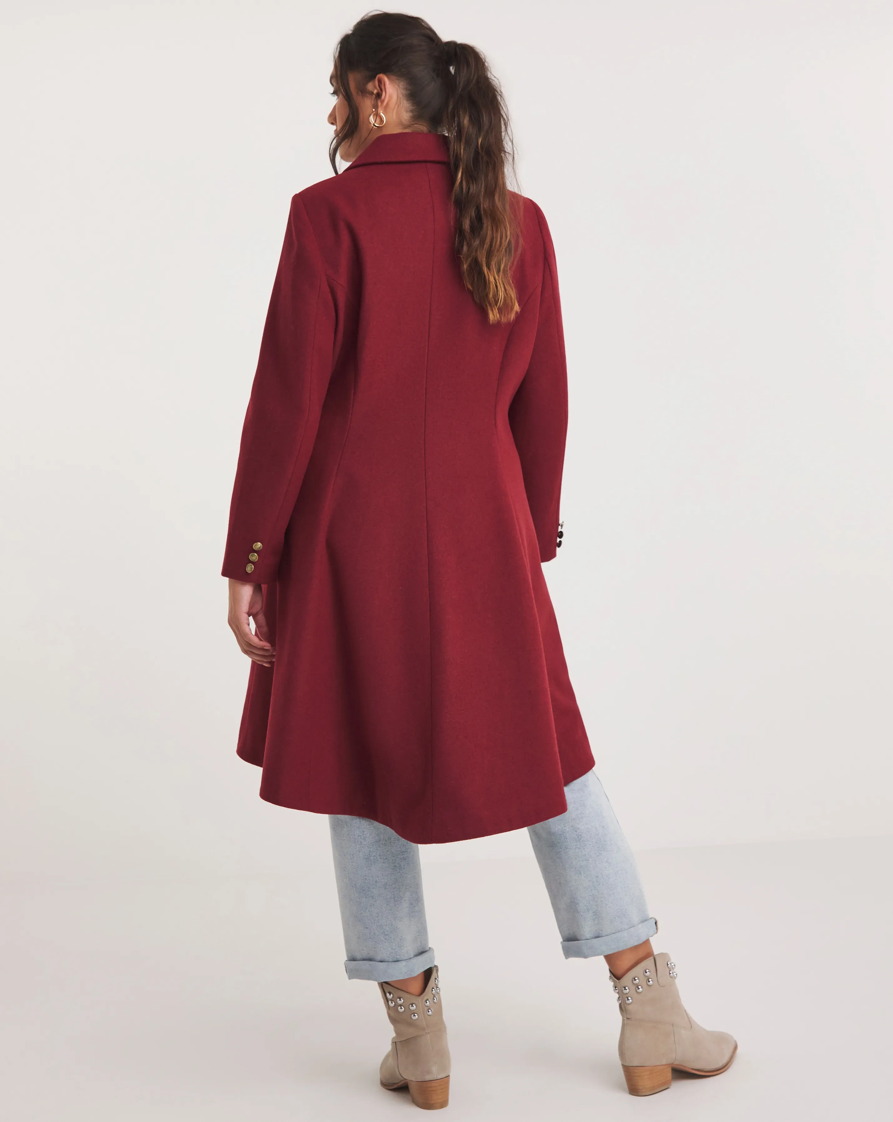 Joe Browns Burgundy Sophisticated Coat