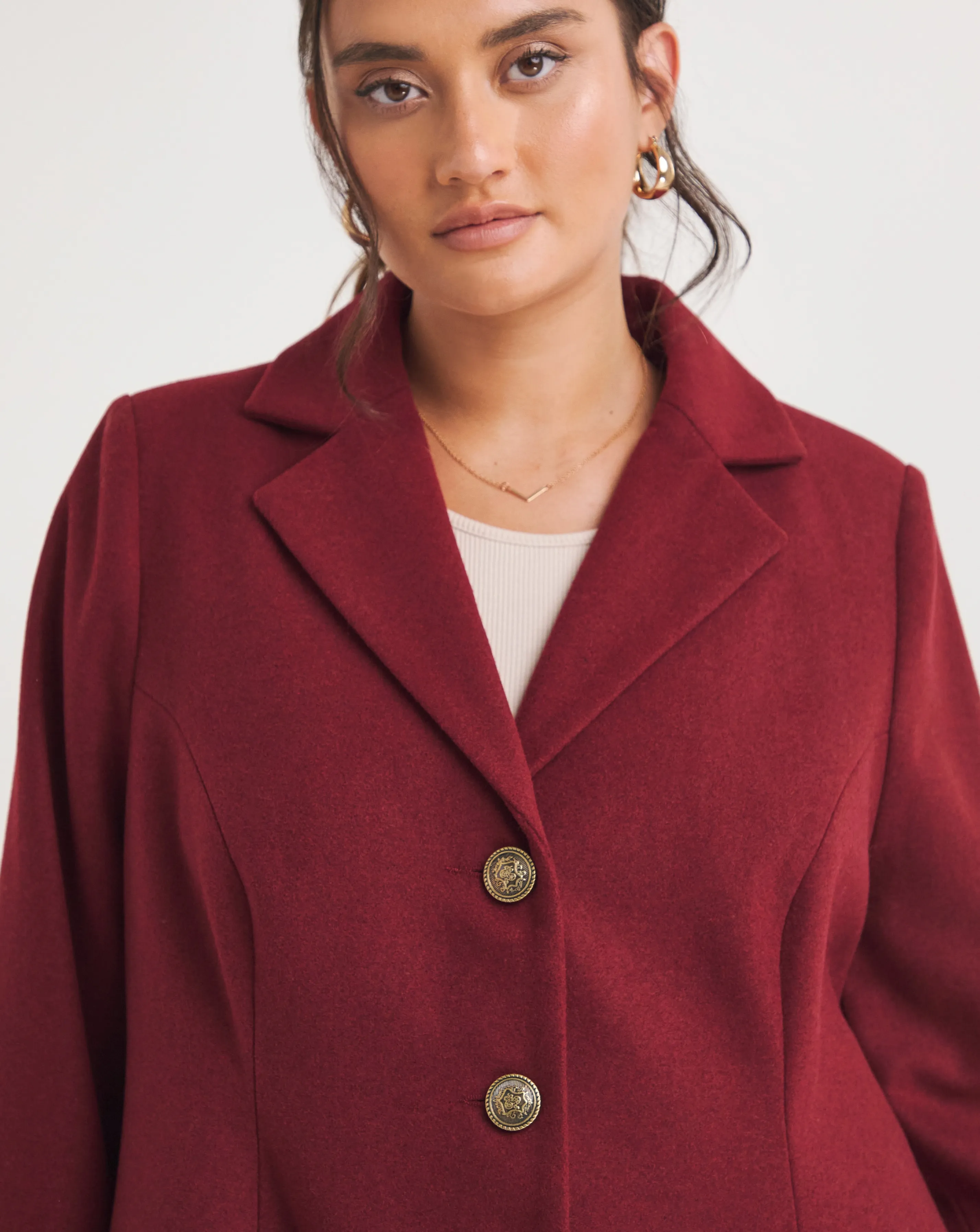 Joe Browns Burgundy Sophisticated Coat