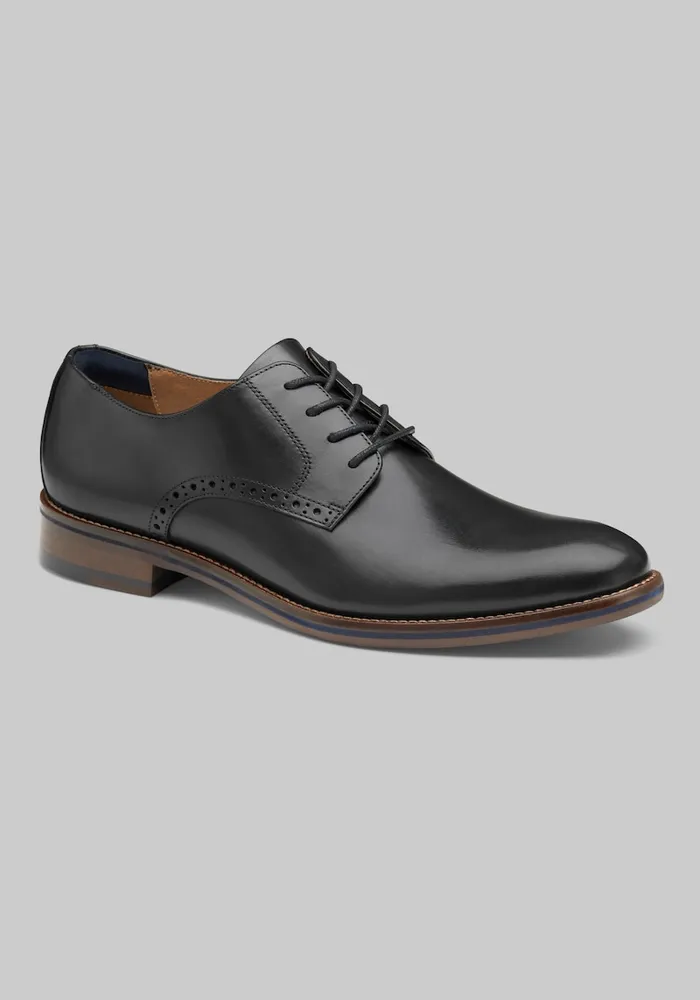 Johnston & Murphy Men's Conrad 2.0 Plain Toe Oxfords at Jos. A. Bank, Black, - Shoes