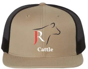 JR CATTLE FLAT BILL TRUCKER HAT