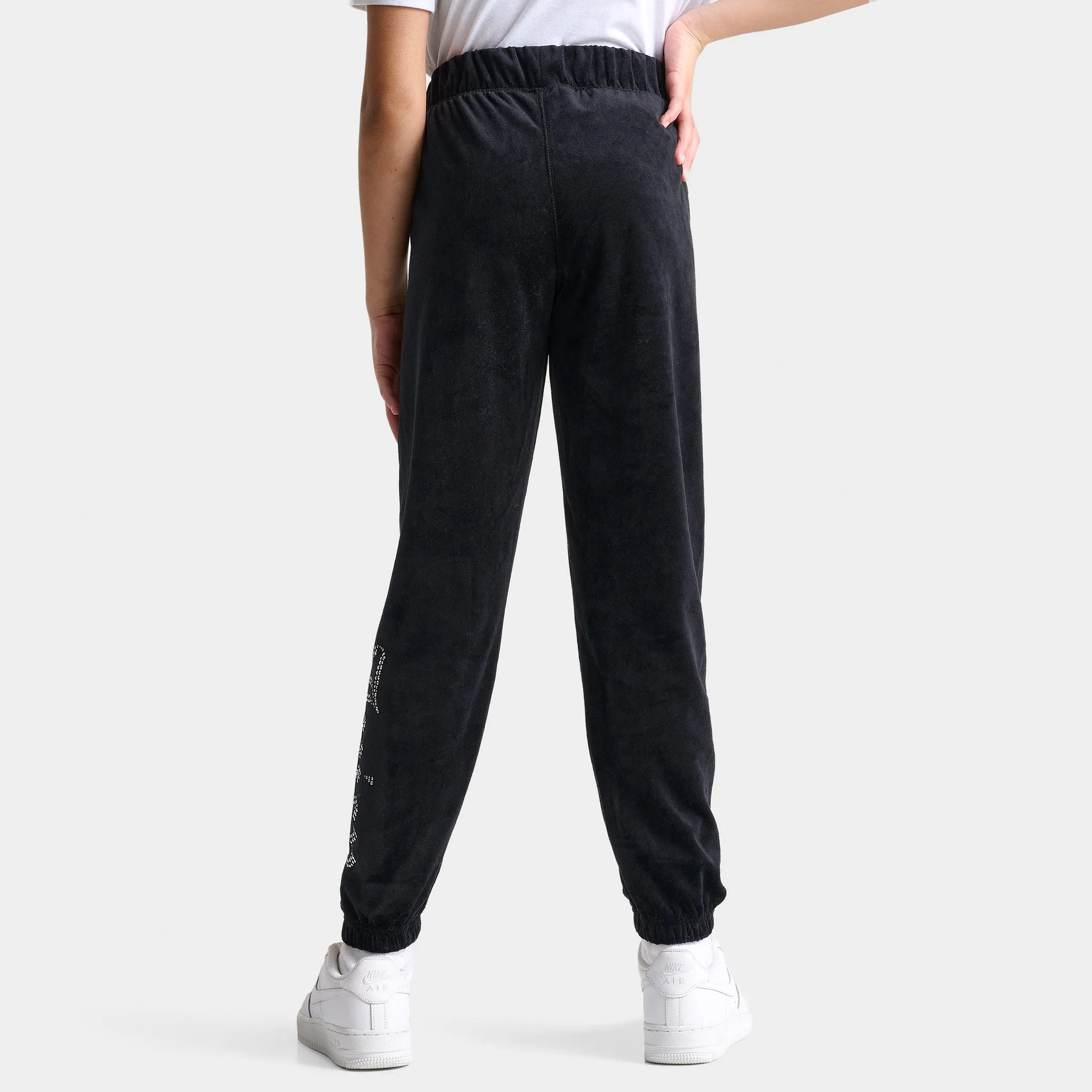 Juicy Couture Junior Girls' Velour Joggers / Deep Black