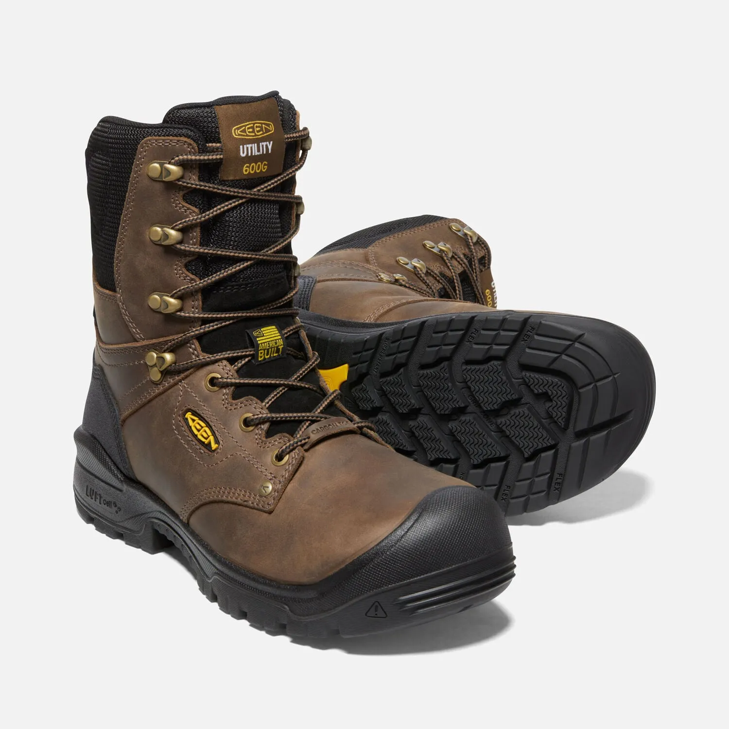 Keen 1026830 Men's Independence 8 Insulated Waterproof Boot (Carbon Fiber Toe)