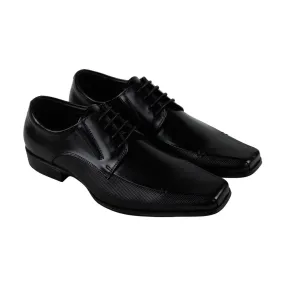 Kenneth Cole Reaction Self Review SMS6LE007 Mens Black Plain Toe Oxfords Shoes