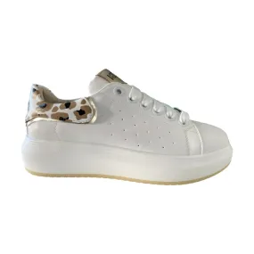 Bianco Oro Scarpe Donna Stringate K-9003 di KEYS