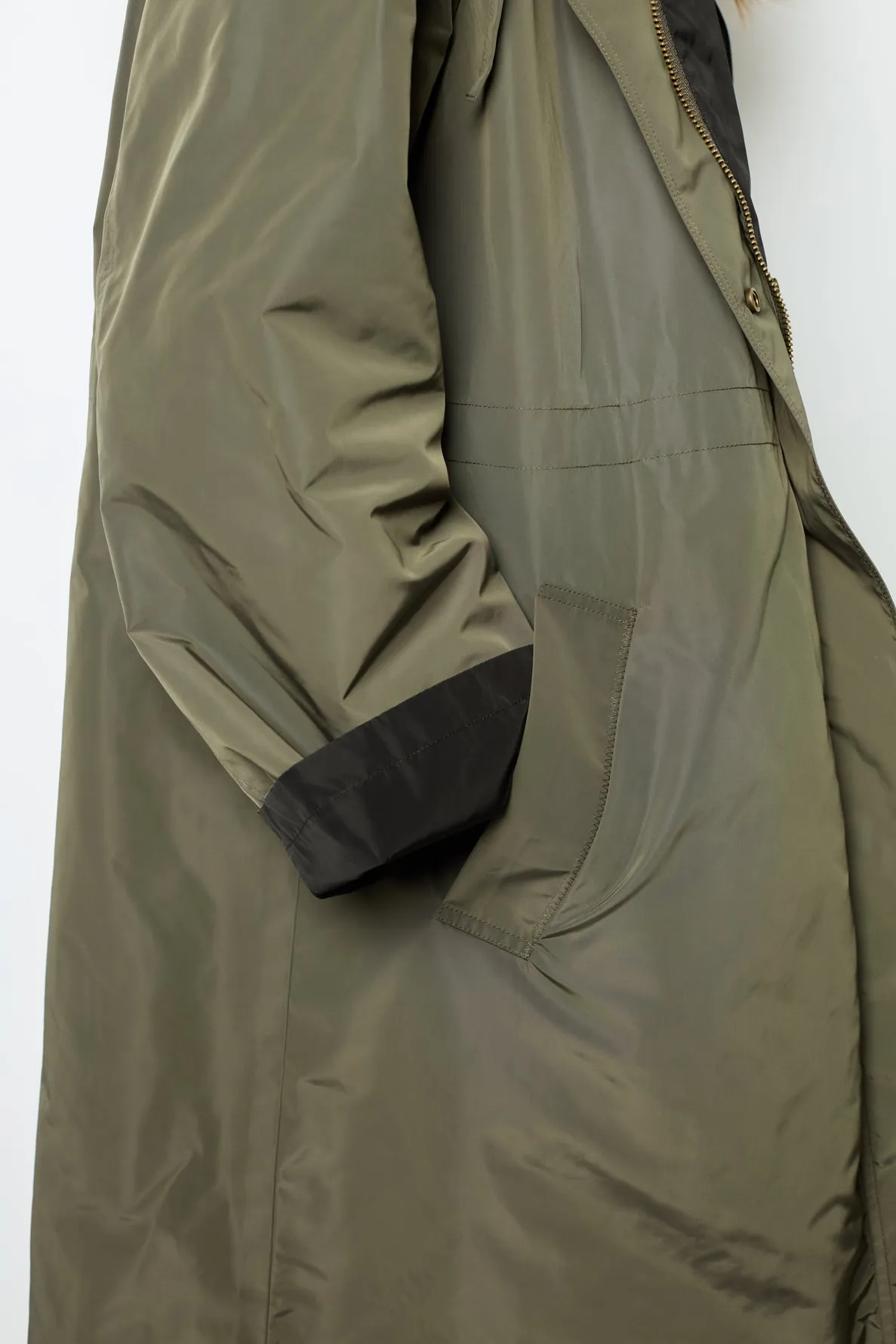 Khaki-Green Trench Coat - Talia Dae04a018